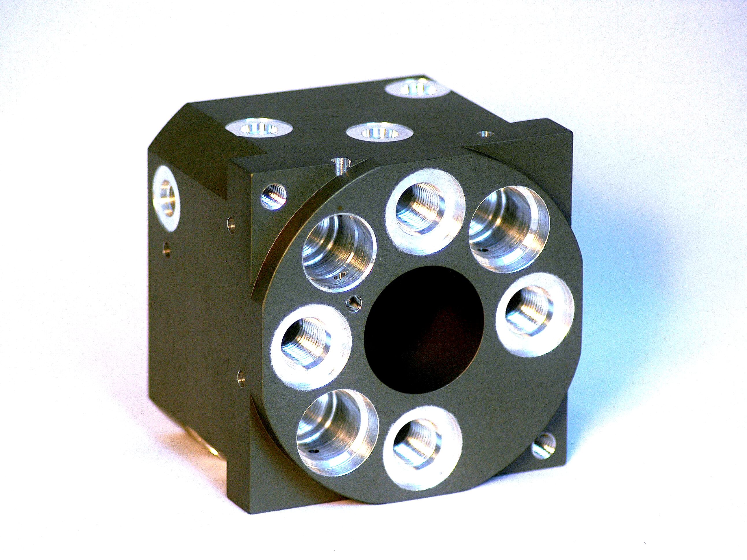 Machined Aluminum Anodized Valve