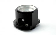 4 axis milled and anodized aluminum part used in the Optics Industry.