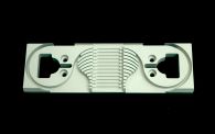 Aluminum 4 Axis Milled Fiber Optic Part