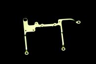 Milled Aluminum part with Chem Film coating used in the Optics Industry.